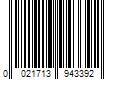 Barcode Image for UPC code 0021713943392