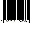 Barcode Image for UPC code 0021713945334