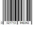 Barcode Image for UPC code 0021713948342