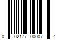 Barcode Image for UPC code 002177000074