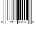 Barcode Image for UPC code 002178000059