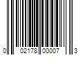 Barcode Image for UPC code 002178000073