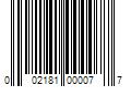 Barcode Image for UPC code 002181000077