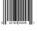 Barcode Image for UPC code 002183000051