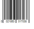 Barcode Image for UPC code 0021853017038