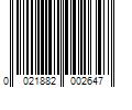 Barcode Image for UPC code 0021882002647