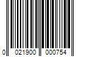 Barcode Image for UPC code 0021900000754