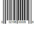 Barcode Image for UPC code 002195000056