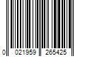 Barcode Image for UPC code 0021959265425