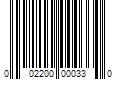 Barcode Image for UPC code 002200000330