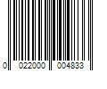 Barcode Image for UPC code 0022000004833