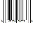 Barcode Image for UPC code 002200000798