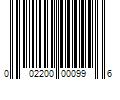 Barcode Image for UPC code 002200000996