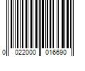 Barcode Image for UPC code 0022000016690