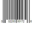 Barcode Image for UPC code 002200001726