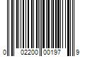 Barcode Image for UPC code 002200001979