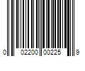 Barcode Image for UPC code 002200002259