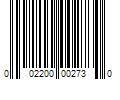 Barcode Image for UPC code 002200002730