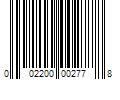 Barcode Image for UPC code 002200002778