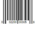 Barcode Image for UPC code 002200003058