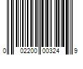 Barcode Image for UPC code 002200003249