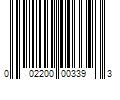 Barcode Image for UPC code 002200003393