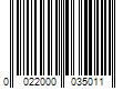 Barcode Image for UPC code 0022000035011