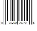 Barcode Image for UPC code 002200003706