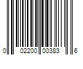 Barcode Image for UPC code 002200003836