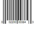 Barcode Image for UPC code 002200003843