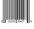 Barcode Image for UPC code 002200004079