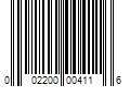 Barcode Image for UPC code 002200004116