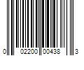 Barcode Image for UPC code 002200004383