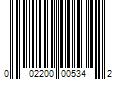 Barcode Image for UPC code 002200005342