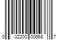 Barcode Image for UPC code 002200005687