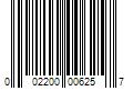 Barcode Image for UPC code 002200006257