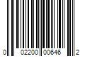 Barcode Image for UPC code 002200006462