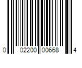 Barcode Image for UPC code 002200006684