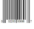 Barcode Image for UPC code 002200006967