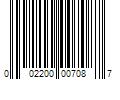 Barcode Image for UPC code 002200007087