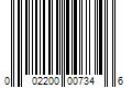 Barcode Image for UPC code 002200007346