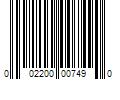 Barcode Image for UPC code 002200007490