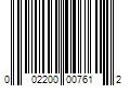 Barcode Image for UPC code 002200007612