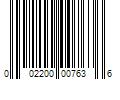 Barcode Image for UPC code 002200007636