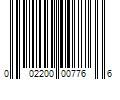 Barcode Image for UPC code 002200007766