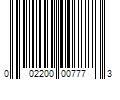 Barcode Image for UPC code 002200007773