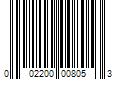 Barcode Image for UPC code 002200008053