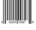 Barcode Image for UPC code 002200008275