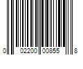 Barcode Image for UPC code 002200008558