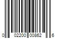 Barcode Image for UPC code 002200008626